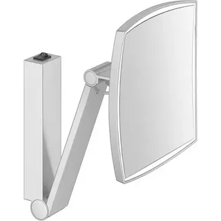 Keuco Kosmetikspiegel iLook_move 200 x 200 mm, beleuchtet Aluminium-finish