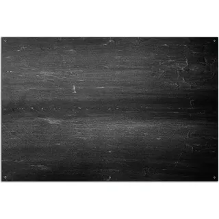 Wallario Outdoor-Poster für Garten oder Balkon, Motiv Dunkler schwarzer Stein - Muster - Steinoptik, in ca. 61 x 91,50 cm - Schwarz