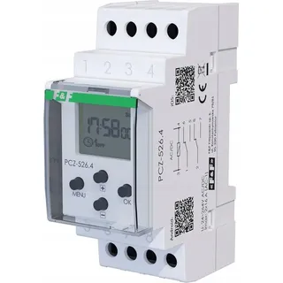 F&F | Astronomische Zeitschaltuhr PCZ-526.4 - 2-Kanal - Programmierbare Nachtpause - Smart Steuerung