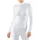 Damen Baselayer-Shirt High Neck W L/s Sh Funktionsmaterial schnelltrocknend 1 Stück Weiß White 2860 L