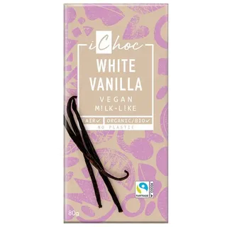 ichoc (czekolady na napoju ryżowym) iChoc White Vanilla Schokolade bio