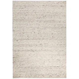 Steffensmeier Handweb Teppich Kos | Wolle (Schurwolle), Natur Dunkel, handgewebt, Größe: 130x190 cm Wohnzimmer und Schlafzimmer