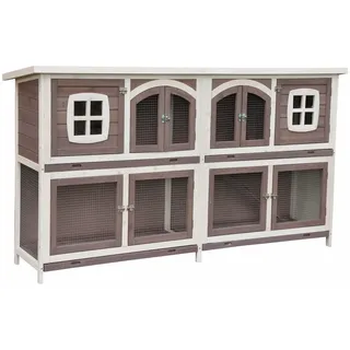 nanook shop Kleintierstall Murmel 211 x 52 x 107 cm taupe