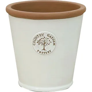Pflanztopf Country Garden Pottery Keramik Creme 31 cm x 31 cm x 31 cm