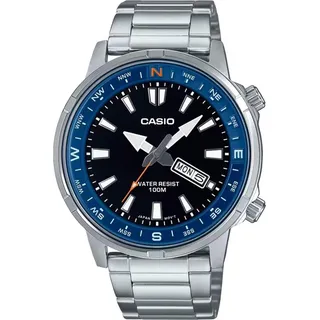Casio MTD-130D-1A2 Edelstahl 44 mm