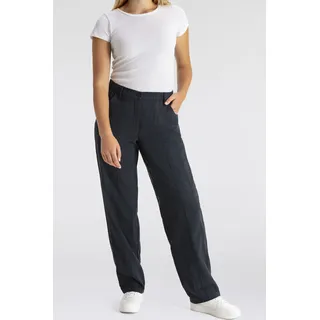 KjBrand Stretch-Hose "Babsie", Damen, Gr. 24, K-Gr, blau (marine gestreift), Web, Obermaterial: 47% Baumwolle, 45% Polyester, 6% Viskose, 2% Elasthan, gestreift, regular fit lang, Hosen, mit Taschen