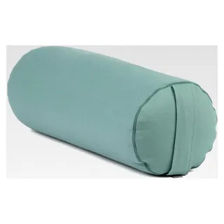 Yoga Bolster | ECO Serie | Yogarolle mit Kapok-Füllung | Waschbarer Bezug aus 100% Baumwolle | Yogakissen für Restoratives Yoga | Größe 65 x 22 cm