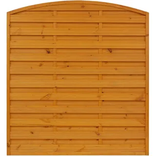 Sichtschutzzaun Element München Pinienfarben 180/195 cm x 180 cm