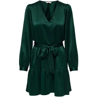 ONLY Damen Onlnew Alena Life L/S Short Dress WVN, Scarab, XS