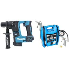 Makita DHR171Z Akku-Bohrhammer SDS-PLUS 18V (ohne Akku, ohne Ladegerät) & Güde Kompressor Airpower 180/08