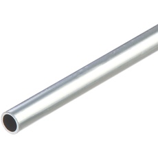 CEZAR Metall Aluminium Rundrohr Ø 6 mm | Länge: 1 M | Materialstärke: 1 MM|Konstruktionsrohr | ROH | BAUROHR | RUNDES ROHR