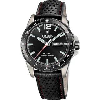 Festina Calendario Titanium Leder 43,0 mm F20699/4