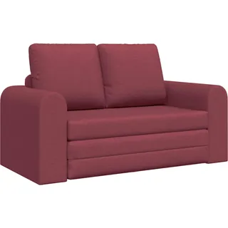 vidaXL Schlafsofa Weinrot 148 x 71 x 83 cm Stoff - Rot