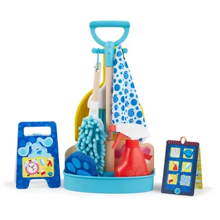 Melissa & Doug Blue’s Clues & You! Spielset Zeit zum Putzen | Holzspielzeug | Kinderspielzeug reinigen | Rollenspielzeug | Montessori Spielzeug | 3+ | Geschenk für Jungen oder Mädchen