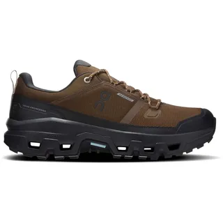 On Cloudrock Low WP Herren weit Braun/Schwarz 47