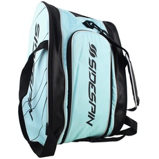 SideSpin Schlägertasche für 4 Padelschläger, für Erwachsene, Unisex, Blau