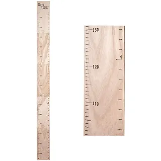 Cretosou Messlatte Aus Holz Messlatten Kinderhölzernes Wandlineal, Messlatte Kinderzimmer Kindermesslatte, Messlatte Kinder Holz Messlatten für Baby- & Kleinkinderzimmer