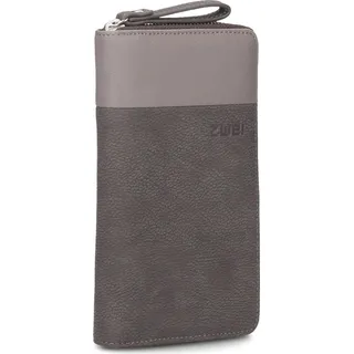 Zwei Eva EV2 Damen Geldbörse nubuk-stone