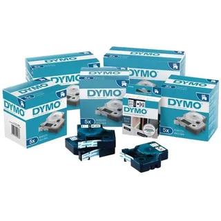 Dymo Etiketten 45803 Schwarz/Weiß 19 mm x 7 m 1 St.