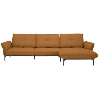 Valnatura Ecksofa , Braun , Leder , Echtleder , Rindleder , Ottomane rechts, L-Form , 319x182 cm , Typenauswahl, Lederauswahl, Stoffauswahl, seitenverkehrt erhältlich, Hocker erhältlich, Rücken echt , Wohnzimmer, Sofas & Couches, Wohnlandschaften, Ecksofas