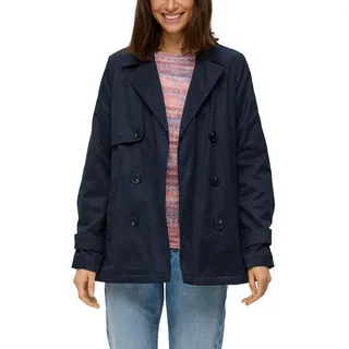 s.Oliver Damen 2149067 Trenchcoat, 5959 blau, 40