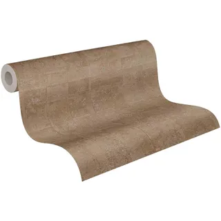Livingwalls Struktur-Vliestapete – Gold, Metallic – 10,05 x 0,53 m