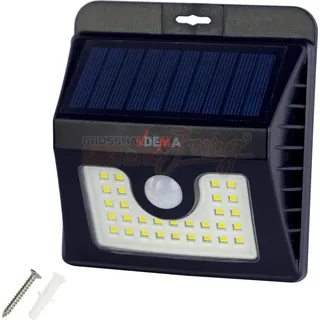 LED Sensor-Leuchte Akku Solar Bewegungsmelder Außenleuchte Solarleuchte 150 lm