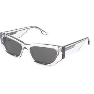 Karl Lagerfeld KL6160S Unisex-Sonnenbrille Vollrand Quadratisch Kunststoff-Gestell, transparent