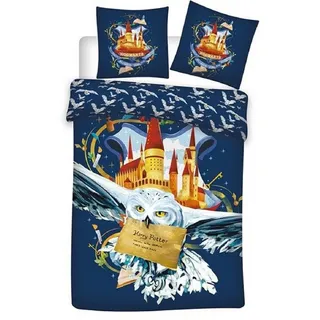 HARRY POTTER Aymax Harry Potter Wende Bettwäsche Hedwig 140x200 cm