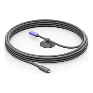 Logitech 952-000195 USB Kabel USB 3.2 Gen 2 (3.1 Gen 2) 5 m USB C Graphit, Violett