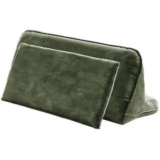 Kawola Rückenkissen Wiolo Grün Velvet , Textil , 80x46 cm , Heimtextilien, Wohntextilien, Kissen, Rückenkissen