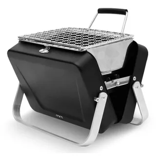 MikaMax – Die kleinste BBQ der Welt – Klappbarer Mini-Grill für Camping, Strand, Picknick & Festivals – Kompakter Holzkohlegrill für Outdoor & Reisen
