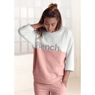 Bench. Sweatshirt, im Colorblocking Design, Loungewear, Loungeanzug, orange