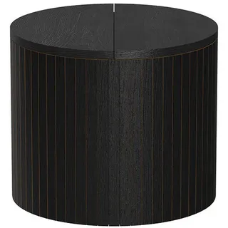 Vicco Couchtisch Tavilo, Eiche/Schwarz, 38 x 38 cm,