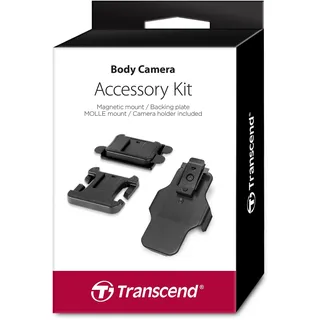 Transcend Zubehörset für Bodycam TS-32GDPB20A, inkl. Magnetclip, MOLLE-Halterung und Kamerahalterung - TS-DBK2
