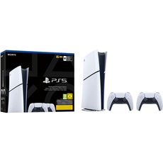 Bild PlayStation 5 Slim Digital Edition + 2. DualSense Wireless-Controller 