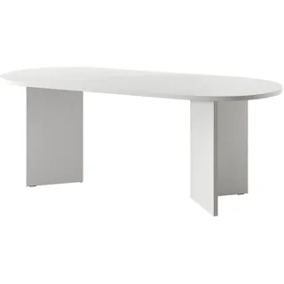 Selsey Esstisch Weiß, 90x204 cm - Weiß