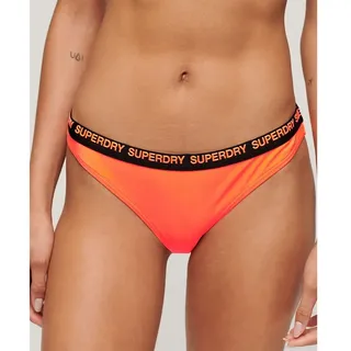 Superdry Elastic Cheeky Bikini-höschen - Neon Sun Orange - XL