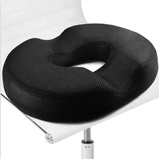 JADE KIT Steißbeinkissen für Steißbeinschmerzen - Donut-Kissen Ring Memory Foam Kissen Schmerzlinderung bei Hämorrhoiden, Bettwunden, Prostata, Schwangerschaft, nach der Geburt, ideal für Büro, Auto,