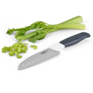 Zyliss Comfort Mini Santokumesser 13 cm Dunkelgrau/Weiß