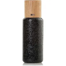 Bild Pfeffer- / Salzmühle Yara, black, CeraCut Ceramic Mahlwerk, Keramik/Roteichenholz, D: 6,2 cm, H: 18, Pfeffermühle + Salzmühle, Schwarz