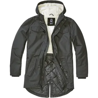 Brandit Textil Marsh Lake Teddyparka anthrazit M