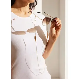 LASCANA »Zartes Brillenband mit Federornament« Perfekt zu Brille oder Sonnenbrille oder als Maskenkette,