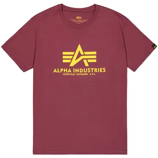 Alpha Industries Basic T-Shirt rot 3XL