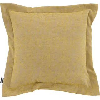 H.O.C.K. Dekokissen »Addicted« im eleganten Design, Kissenhülle mit Füllung, 1 Stück, gelb