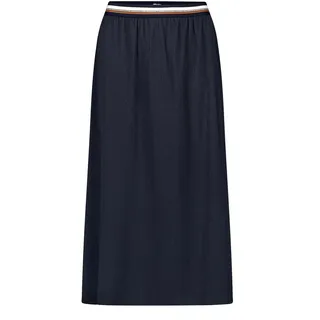 Schlupfrock BETTY BARCLAY "Schlupfrock mit elastischem Bund", Damen, Gr. 38, blau (dunkelblau), Einsatz: 99% Polyester PES. 1% Elasthan EL., Röcke Schlupfrock