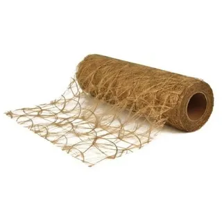 Rayher Faserseide „modern“, gold, Rolle 5 m, Breite 30 cm, Deko-Vlies, Tischband, Tischläufer, für perfekte Tischdekorationen, 5521806