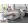 Polsterbett "Elba", grau, B:130cm L:210cm, Bezug Bett: Microfaser (100% Polyester) oder Strukturstoff (77% Polyester, 23% Viskose);Bonnell-Federkernmatratze: 51% Polypropylen, 39% Polyester und 10% Baumwolle;Kaltschaummatratze: 100% Polyester, Bezug