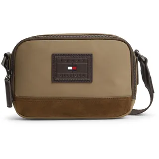 Tommy Hilfiger Heritage Camera Bag Umhängetasche Leder Brown