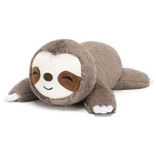 Gewichtetes Faultier Kuscheltier 60cm Plüschtier Kissen mit Gewicht für Kinder und Erwachsene